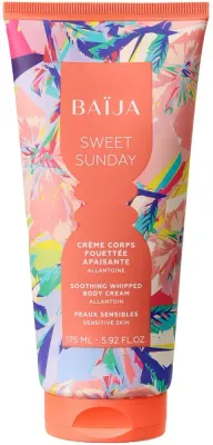 Baija Sweet Sunday крем для тела взбитый успокаивающий 175 мл, увлажняющий крем с маслом ши