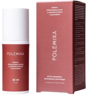 Сыворотка для лица Polemika ReNew! Renewing Serum обновляющая, с ретиналем 0,06%, 30 мл