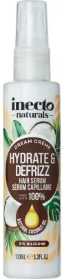 Сыворотка-спрей для волос Inecto Naturals Coconut Hydrate и Defrizz с кокосовым маслом, 100 мл