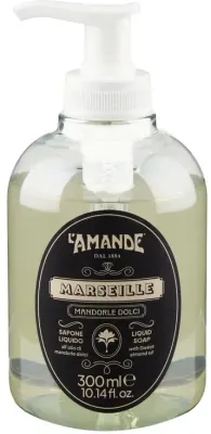 L'Amande Marseille жидкое мыло для рук с маслом сладкого миндаля, марсельское мыло 300 мл