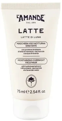 L'Amande Latte Moisturizing Overnight Face Mask маска для лица ночная увлажняющая с ниацинамидом и алоэ 75 мл