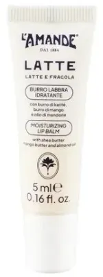 Бальзам для губ L'Amande Latte Moisturizing Lip Balm увлажняющий, молоко и клубника, 5 мл