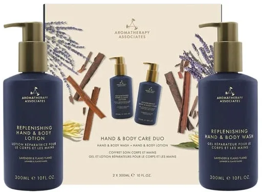 Набор для ухода за руками и телом Aromatherapy Associates Replenishing Hand and Body Care Duo: лосьон и средство для мытья, по 300 мл