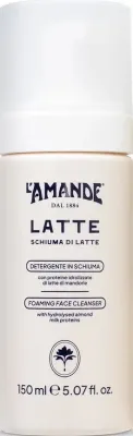 L'Amande Latte Foaming Face Cleanser пенка для умывания лица с маслом сладкого миндаля 150 мл, ежедневное очищение кожи