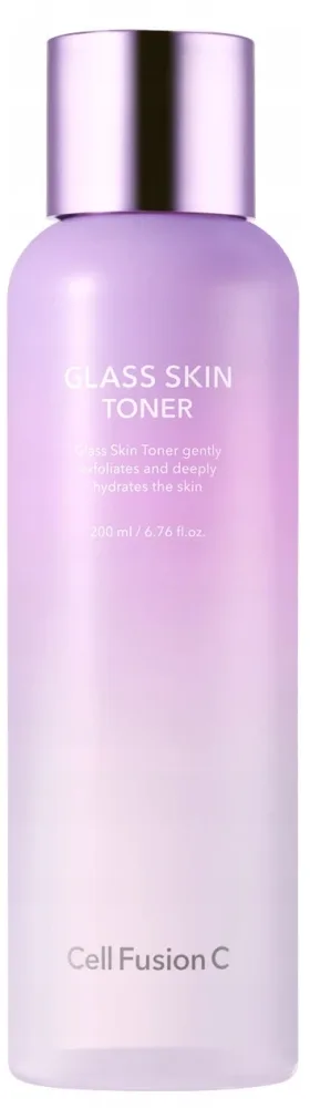 Cell Fusion C Glass Skin Toner увлажняющий тоник для лица с ниацинамидом, гиалуроновой кислотой и глюконолактоном 200 мл