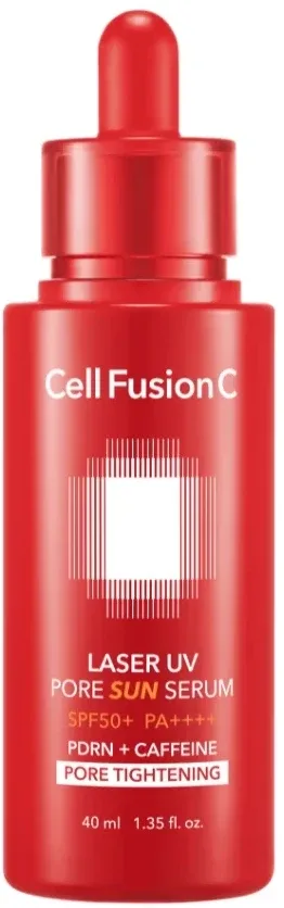 Cell Fusion C Laser UV Pore сыворотка для лица солнцезащитная Sun Serum SPF50+ PA++++ 40 мл, защитный уход