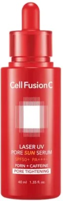 Cell Fusion C Laser UV Pore сыворотка для лица солнцезащитная Sun Serum SPF50+ PA++++ 40 мл, защитный уход
