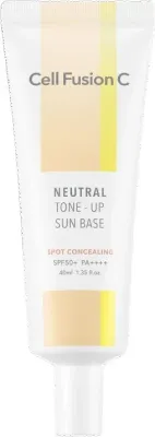 База под макияж Cell Fusion C Neutral Tone-Up Sun Base SPF50+ PA++++ солнцезащитная, 40 мл