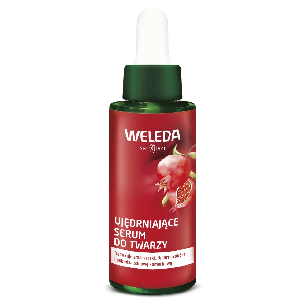 Сыворотка для лица Weleda Pomegranate & Poppy Peptide Firming укрепляющая, с пептидами граната и мака, 30 мл
