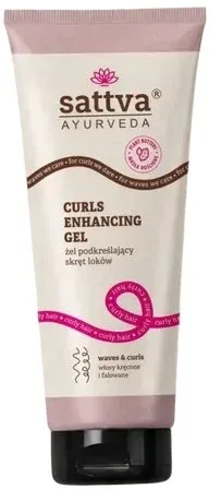 Гель для укладки волос Sattva Ayurveda Curls Enhancing Gel для волнистых и вьющихся волос, 200 мл