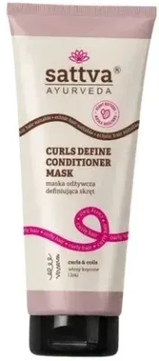 Кондиционер-маска для волос Sattva Ayurveda Curls Define питательная, для определения завитка, 200 мл