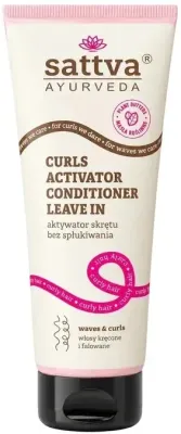 Несмываемый кондиционер для вьющихся и волнистых волос Sattva Ayurveda Curls Aktivator Leave-in, 200 мл