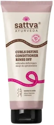 Кондиционер для вьющихся и волнистых волос Sattva Ayurveda Curls Define Rinse-Off, смываемый, 200 мл