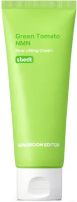 Sungboon Editor Green Tomato NMN Pore Lifting Cream крем для лица лифтинг с экстрактом зелёных томатов 50 мл, крем для пор