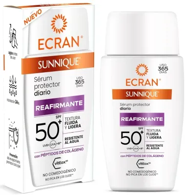 Сыворотка солнцезащитная для лица Ecran Sunnique Firming Protective Serum SPF 50, 40 мл