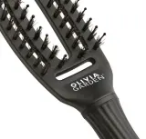 Щётка для волос Olivia Garden Finger Brush Combo Small Full Black, профессиональная, антистатическая, 1 шт — фото 3