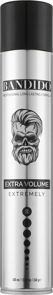 Лак для волос Bandido Extra Volum Extreme Silver, 400 мл