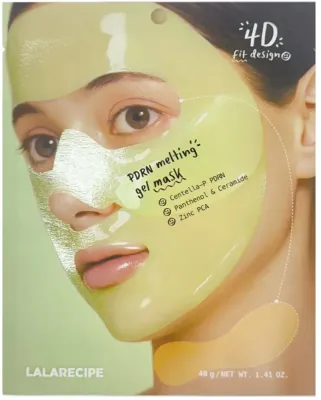 Маска для лица Lalarecipe PDRN Melting Gel Mask гелевая, с полинуклеотидами, 1 шт
