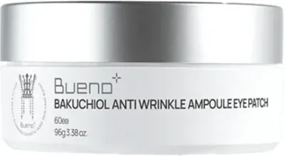 Bulk Homme Bueno Anti Wrinkle Ampoule Eye Patch гидрогелевые патчи под глаза против морщин с бакучиолом и пептидами 60 шт