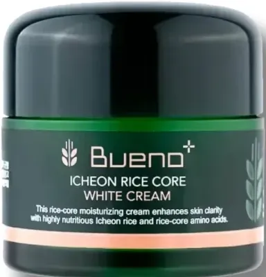 Bulk Homme Bueno Icheon Rice Core White Cream крем для лица с экстрактом рисовых отрубей и ниацинамидом 80 г