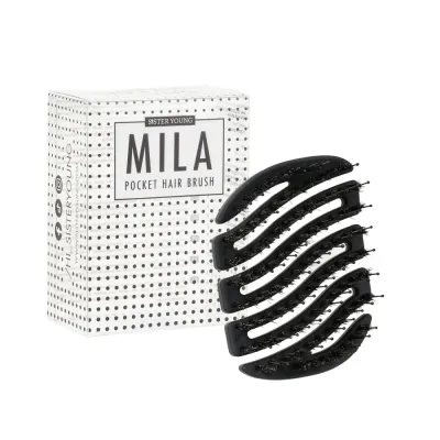 Щётка для волос Sister Young Pocket Hair Brush Mila Black BV