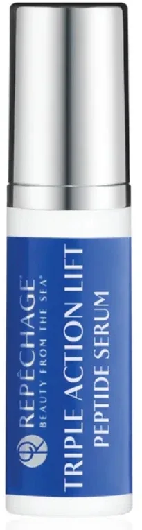 Repechage Triple Action Peptide Serum Travel Size сыворотка для лица пептидная тройного действия 5 мл, увлажняющая с ламинарией и алоэ, дорожный формат
