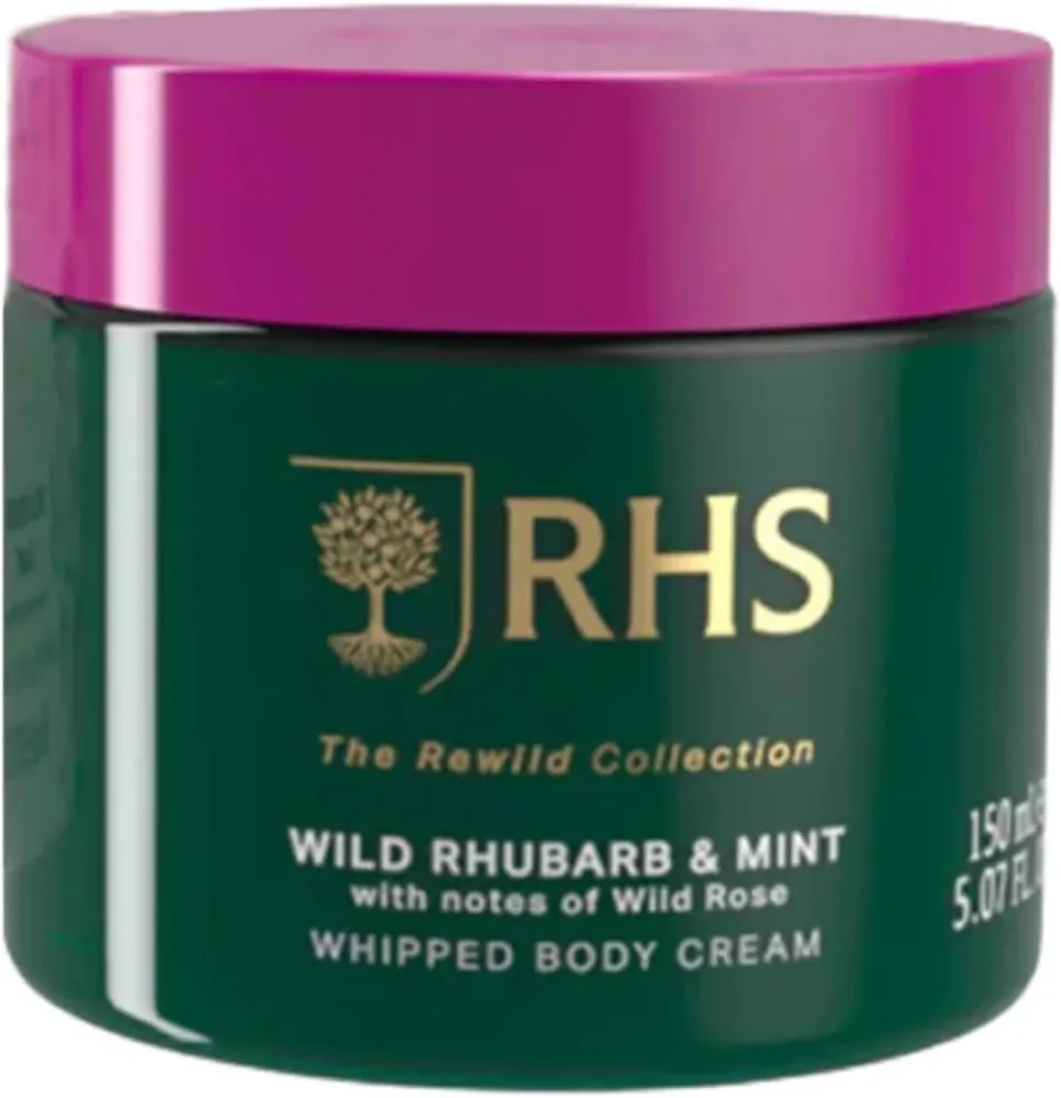 The Somerset Toiletry Co. RHS The Wild Rhubarb and Mint крем для тела взбитый «Ревень и мята», с экстрактами ревеня и мяты 150 мл
