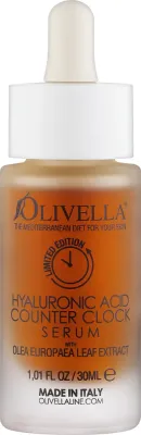 Olivella Counter Clock Hyaluronic Face Serum сыворотка для лица гиалуроновая с биомиметическими пептидами 30 мл, антивозрастная