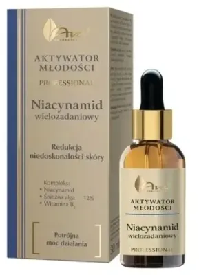 AVA Laboratorium Youth Activator Niacinamide сыворотка для лица с ниацинамидом 30 мл активатор молодости, база под макияж