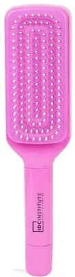 Щётка для волос IDC Institute Self-Cleaning Hair Brush самоочищающаяся, розовая