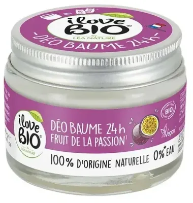 Дезодорант-бальзам I Love Bio Baume 24H Passion Fruit Deodorant маракуйя, 40 г