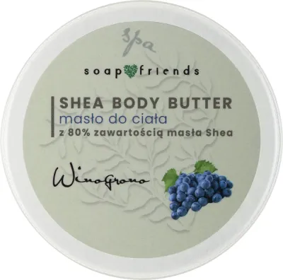 Soap&Friends Soap&Friends Grape Shea Body Butter - Баттер для тела Grape Shea Body Butter с 80% масла ши, «Виноград», 50 мл