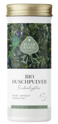 Органическая пудра для душа Eliah Sahil Organic Shower Powder Eucalyptus, с эвкалиптом, для нормальной кожи, 90 г