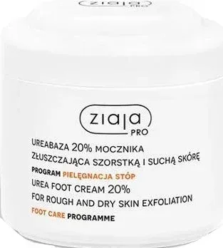 Крем-маска для ног Ziaja Pro Urea Foot-Cream 20% Mask отшелушивающая, для огрубевшей и сухой кожи, 250 мл