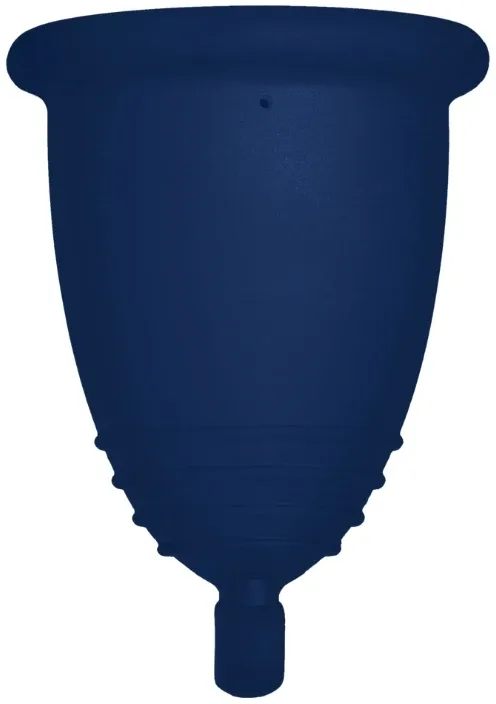 Менструальная чаша Me Luna Sport Menstrual Cup с шариком, размер XL, тёмно-синяя