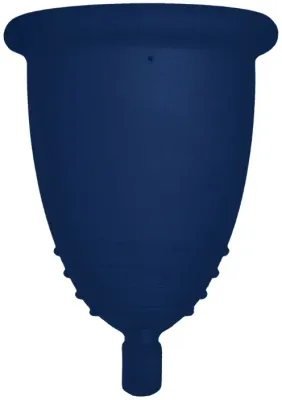 Менструальная чаша Me Luna Sport Menstrual Cup с шариком, размер XL, тёмно-синяя
