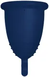 Менструальная чаша Me Luna Sport Menstrual Cup с ножкой, размер XL, тёмно-синяя — фото 1