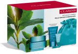 Набор для ухода Clarins Hydra-Essentiel HA2 Rituale Hydra: крем для лица 50 мл, ночной крем 15 мл, бальзам для губ 3 мл и косметичка — фото 3