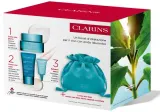 Набор для ухода Clarins Hydra-Essentiel HA2 Rituale Hydra: крем для лица 50 мл, ночной крем 15 мл, бальзам для губ 3 мл и косметичка — фото 4