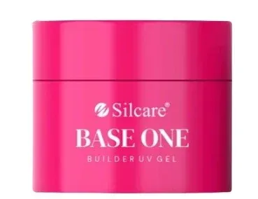 Гель для наращивания ногтей Silcare Base One Builder UV Gel Color, цветной, 15 г, оттенок Blue Bliss