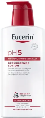 Eucerin pH5 бальзам-лосьон для тела с 5% декспантенола для ежедневного ухода 400 мл