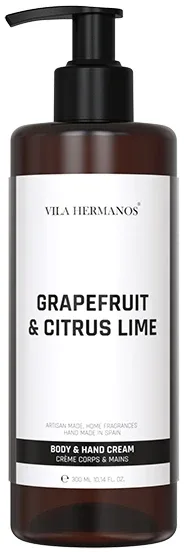 Vila Hermanos Apothecarry крем для тела и рук Грейпфрут и лайм 300 мл с цитрусовым ароматом для ежедневного ухода