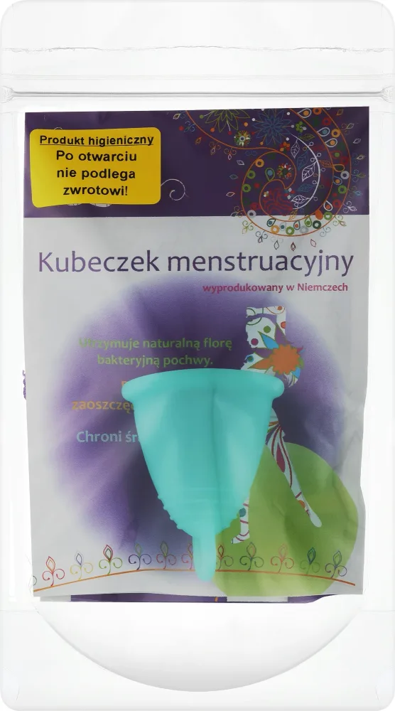 Менструальная чаша Me Luna Classic Menstrual Cup Ring с петелькой, размер M, мятная