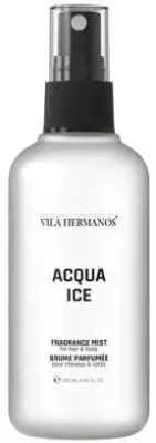 Vila Hermanos Aqua Ice мист для волос и тела парфюмированный 250 мл, ароматный спрей для тела и волос