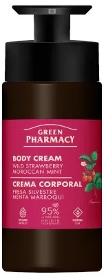 Крем для тела Green Pharmacy Клубника и марокканская мята, с помпой, 739 мл