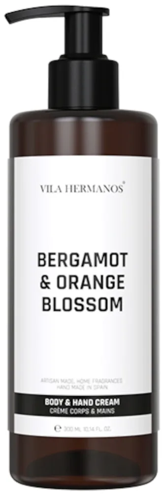 Vila Hermanos Bergamot and Orange Blossom парфюмированный крем для рук и тела, бергамот и цветок апельсина, 300 мл