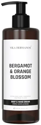 Vila Hermanos Bergamot and Orange Blossom парфюмированный крем для рук и тела, бергамот и цветок апельсина, 300 мл