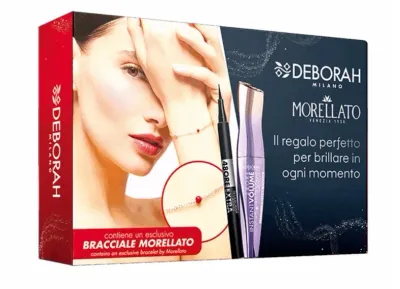 Deborah Milano Beauty Kit 06 набор: тушь для ресниц 12 мл, подводка для глаз 2,5 г, браслет, набор для макияжа глаз