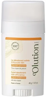 Дезодорант-стик oOlution Solid Deodorant с цитрусовыми нотами, 40 г