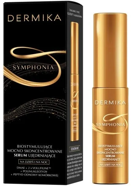 Dermika Symphonia Biostimulating Firming Serum сыворотка для лица укрепляющая 30 мл, сыворотка для лица, шеи и декольте с пептидом